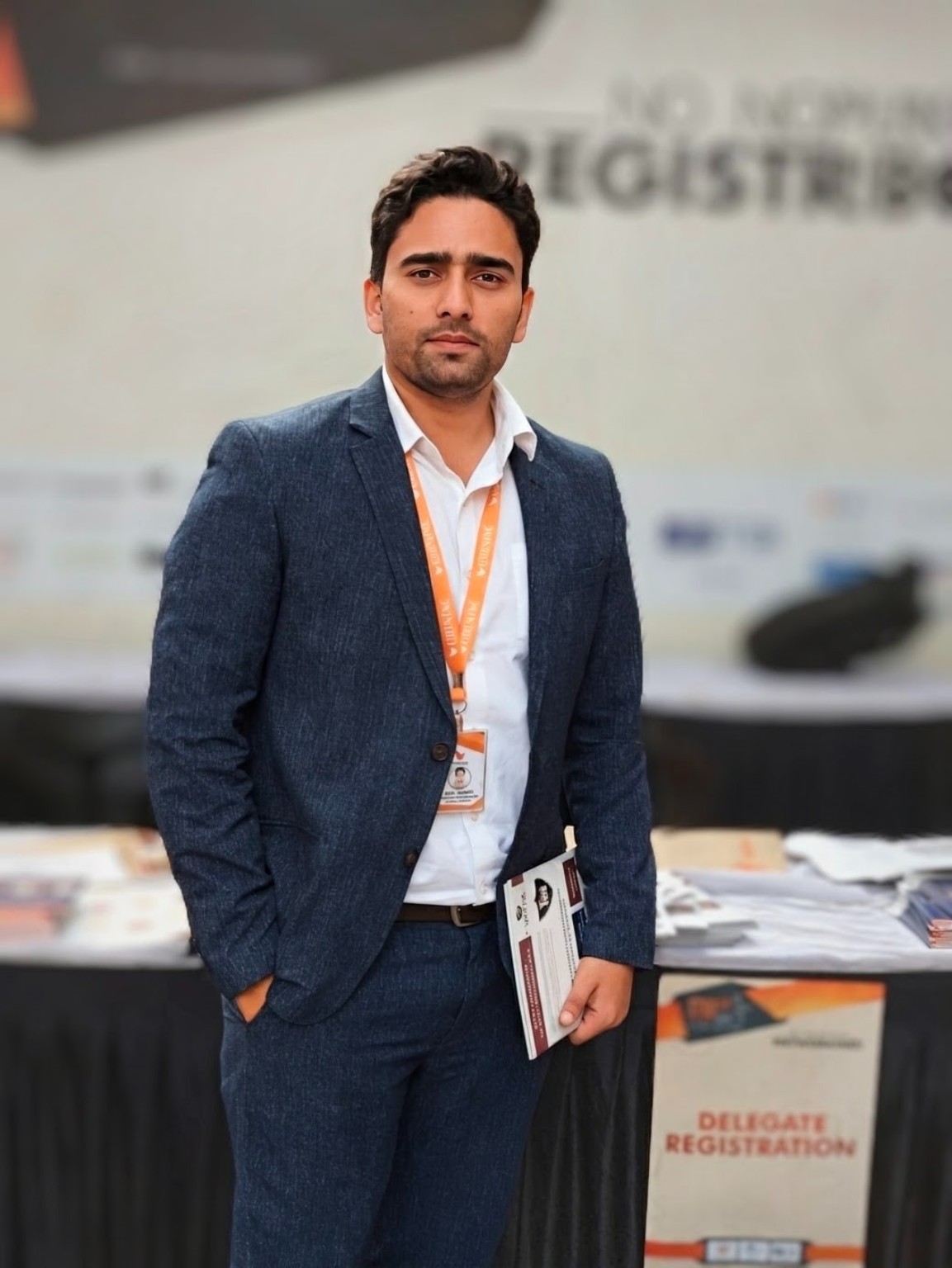 Amit Malik at a professional industry event
